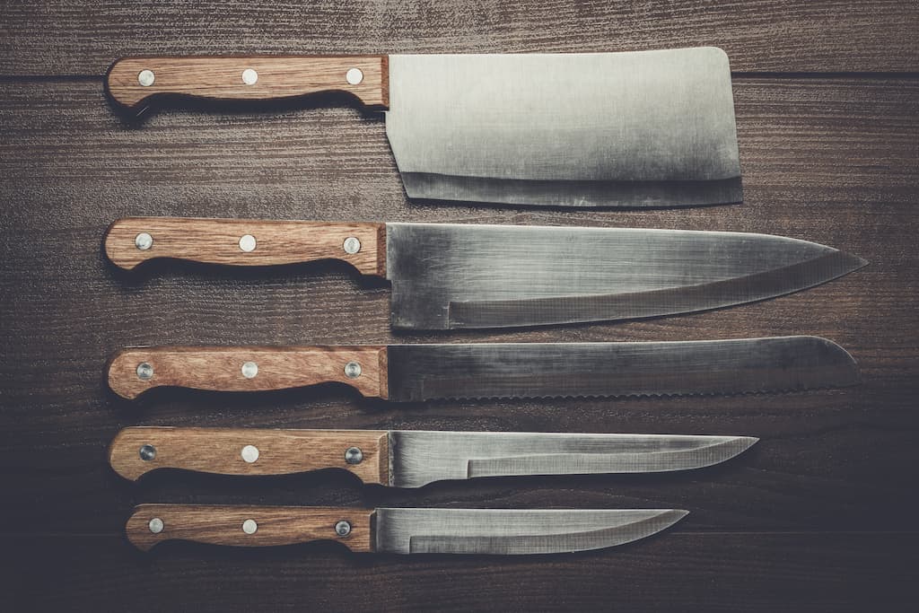commercial kitchen knifes types